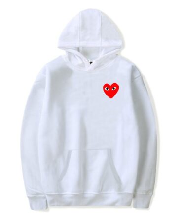 CDG Small Heart Pullover Hoodie